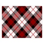 Smart Plaid Red Double Sided Flano Blanket (Large)  80 x60  Blanket Front