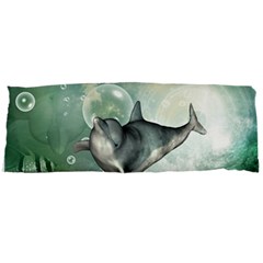 Funny Dswimming Dolphin Body Pillow Cases Dakimakura (two Sides) 