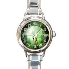 The Gate In The Magical World Round Italian Charm Watches