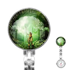 The Gate In The Magical World Stainless Steel Nurses Watches by FantasyWorld7