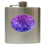 Midnight Glitter Hip Flask (6 oz)