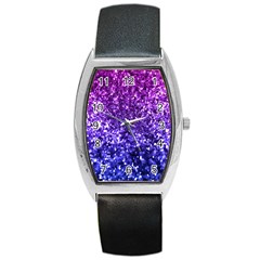 Midnight Glitter Barrel Metal Watches by KirstenStar