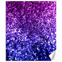 Midnight Glitter Canvas 8  X 10  by KirstenStar