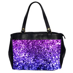 Midnight Glitter Office Handbags (2 Sides)  by KirstenStar