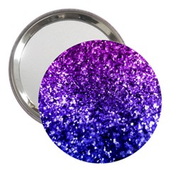 Midnight Glitter 3  Handbag Mirrors by KirstenStar