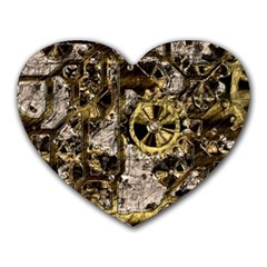 Metal Steampunk  Heart Mousepads