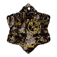 Metal Steampunk  Snowflake Ornament (2-Side)