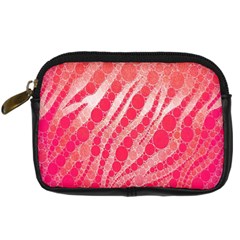 Florescent Pink Zebra Pattern  Digital Camera Cases