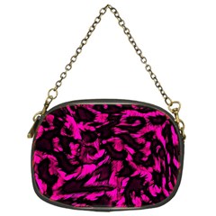 Extreme Pink Cheetah Abstract  Chain Purses (one Side) 