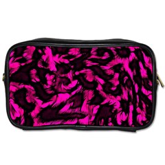 Extreme Pink Cheetah Abstract  Toiletries Bags 2-side