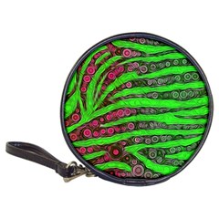 Florescent Green Zebra Print Abstract  Classic 20-cd Wallets