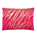 Florescent Pink Zebra Pattern  Pillow Cases (Two Sides) Front