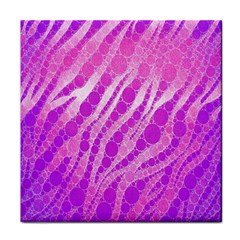 Florescent Pink Zebra Pattern  Face Towel by OCDesignss