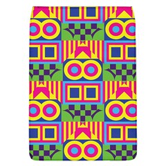 Colorful Shapes In Rhombus Pattern Removable Flap Cover (l) by LalyLauraFLM