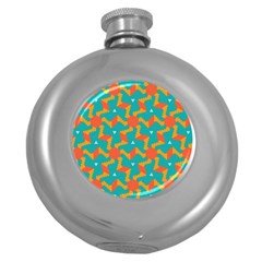 Sun Pattern Hip Flask (5 Oz) by LalyLauraFLM