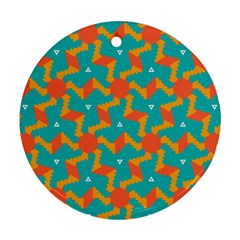 Sun Pattern Round Ornament (two Sides) by LalyLauraFLM