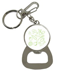 Green Vegetables Bottle Opener Key Chains by Famous