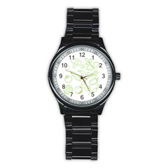 Green Vegetables Stainless Steel Round Watches by Famous