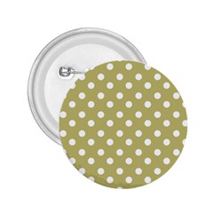 Lime Green Polka Dots 2 25  Buttons by GardenOfOphir