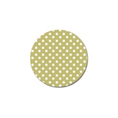 Lime Green Polka Dots Golf Ball Marker (10 pack)