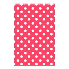 Hot Pink Polka Dots Shower Curtain 48  X 72  (small)  by GardenOfOphir