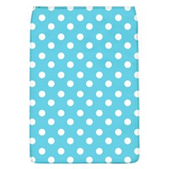 Sky Blue Polka Dots Flap Covers (l)  by GardenOfOphir