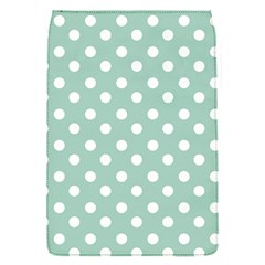 Light Blue And White Polka Dots Flap Covers (s)  by GardenOfOphir