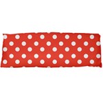 Indian Red Polka Dots Body Pillow Cases Dakimakura (Two Sides)  Front