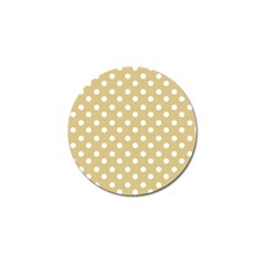 Mint Polka And White Polka Dots Golf Ball Marker (4 Pack) by GardenOfOphir