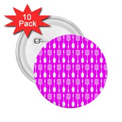 Purple Spatula Spoon Pattern 2.25  Buttons (10 pack) 