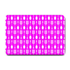 Purple Spatula Spoon Pattern Small Doormat 