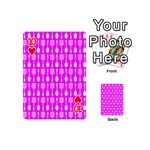 Purple Spatula Spoon Pattern Playing Cards 54 (Mini)  Front - Heart10