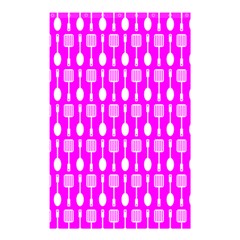 Purple Spatula Spoon Pattern Shower Curtain 48  x 72  (Small) 