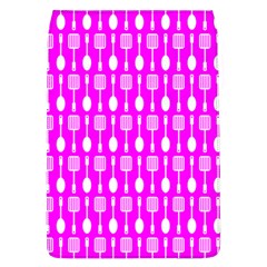 Purple Spatula Spoon Pattern Flap Covers (L) 