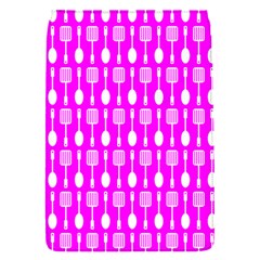 Purple Spatula Spoon Pattern Flap Covers (S) 