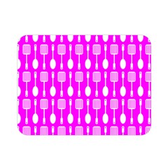Purple Spatula Spoon Pattern Double Sided Flano Blanket (Mini) 