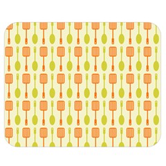 Spatula Spoon Pattern Double Sided Flano Blanket (medium)  by GardenOfOphir