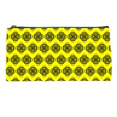 Abstract Knot Geometric Tile Pattern Pencil Cases by GardenOfOphir