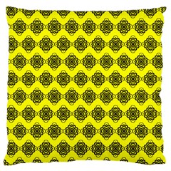 Abstract Knot Geometric Tile Pattern Standard Flano Cushion Cases (one Side)  by GardenOfOphir