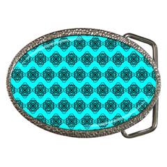 Abstract Knot Geometric Tile Pattern Belt Buckles