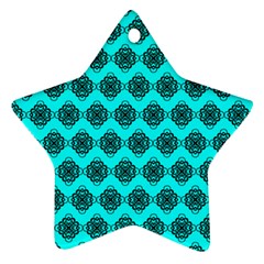 Abstract Knot Geometric Tile Pattern Ornament (star)  by GardenOfOphir