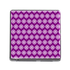 Abstract Knot Geometric Tile Pattern Memory Card Reader (square) by GardenOfOphir