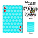 Abstract Knot Geometric Tile Pattern Playing Cards 54 Designs  Front - DiamondK