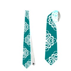 Abstract Knot Geometric Tile Pattern Neckties (one Side) 