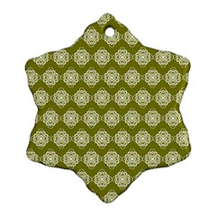 Abstract Knot Geometric Tile Pattern Ornament (Snowflake) 