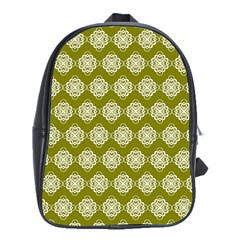 Abstract Knot Geometric Tile Pattern School Bags (XL) 