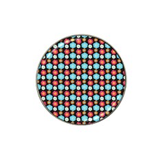 Colorful Floral Pattern Hat Clip Ball Marker (10 Pack) by GardenOfOphir