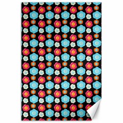 Colorful Floral Pattern Canvas 20  X 30   by GardenOfOphir