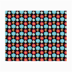 Colorful Floral Pattern Small Glasses Cloth (2-side) by GardenOfOphir