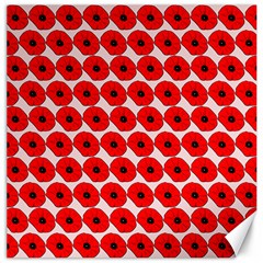 Red Peony Flower Pattern Canvas 20  X 20  